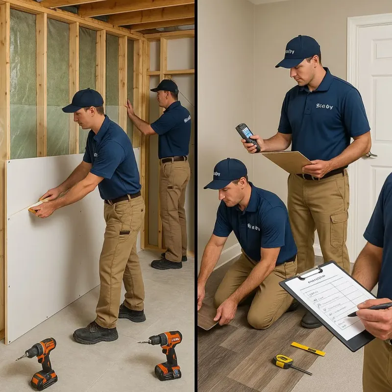 Repairs and Reconstruction process in Fall River, WI